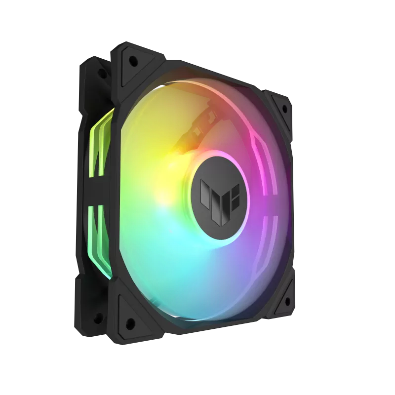 ASUS TUF Gaming TR120 ARGB Reverse Blade Fan, 120mm 3in1 Fan Black ASUS TUF Gaming TR120 ARGB Reverse Blade Fan, 120mm 3in1 Fan Black